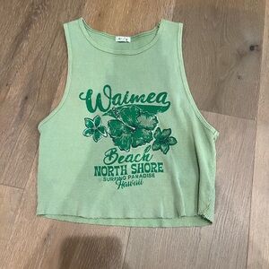 Garage Green Waimea Muscle Tee